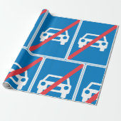 Papier Cadeau Pas de véhicule (Déroulé)