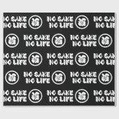 PAPIER CADEAU PAS DE VIE SAINE (Plat)