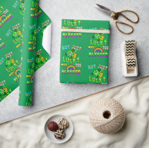 Papier Cadeau Pas Seulement Lucky, Mais Trop Béni