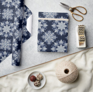 Papier Cadeau Pas vos flocons de neige ordinaires III