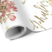 Papier Cadeau "Passover" floral Wrapping Paper (Coin rond)