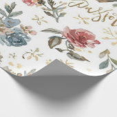 Papier Cadeau "Passover" floral Wrapping Paper (Coin)