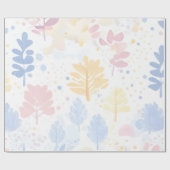 Papier Cadeau Pastal feuille colorée (Plat)