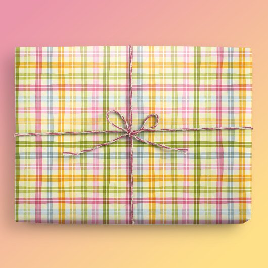 Papier Cadeau Pastel à ressort