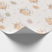 Papier Cadeau Pastel Autumn Cute Cats (Coin)