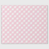 Papier Cadeau Pastel Baby Soft rose et blanc chèque cadeau Plaid (Plat)