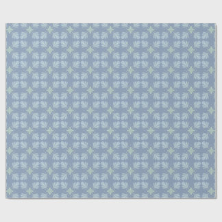 Papier Cadeau Pastel blue floral abstract repeat