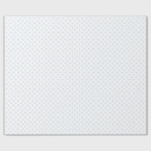 Papier Cadeau Pastel Blue Small Polka Point (Plat)
