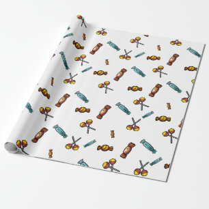 Papier Cadeau Pastel Candies