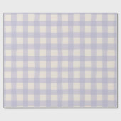 Papier Cadeau Pastel Checkered Gingham (Plat)