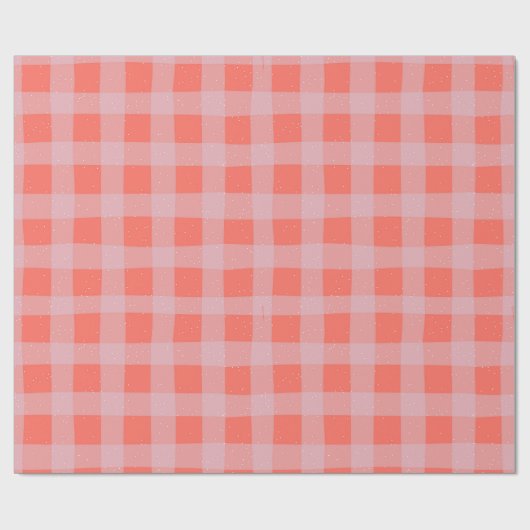 Papier Cadeau Pastel Checkered Gingham (Plat)