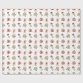 Papier Cadeau Pastel Christmas Gifts Wrapping Paper (Plat)