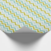 Papier Cadeau Pastel Colorant Chevron Motif géométrique Zigzag (Coin)