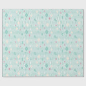Papier Cadeau Pastel Crystal Star Pattern (Plat)