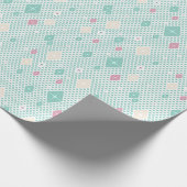 Papier Cadeau Pastel Crystal Star Pattern (Coin)