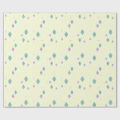 Papier Cadeau Pastel Crystal Star Pattern (Plat)