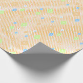 Papier Cadeau Pastel Crystal Star Pattern (Coin)