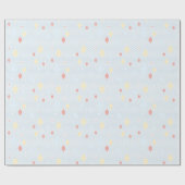 Papier Cadeau Pastel Crystal Star Pattern Wrapping Paper (Plat)
