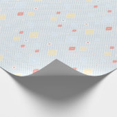 Papier Cadeau Pastel Crystal Star Pattern Wrapping Paper (Coin)