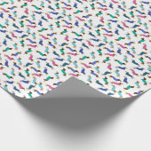 Papier Cadeau Pastel Dachshund Enveloppe Cadeau N'Importe Quelle (Coin)