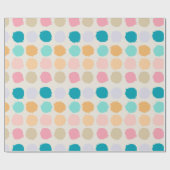 Papier Cadeau Pastel Dots (Plat)