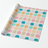 Papier Cadeau Pastel Dots (Déroulé)