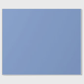 Papier Cadeau Pastel Doux Cornflower Blue (Plat)