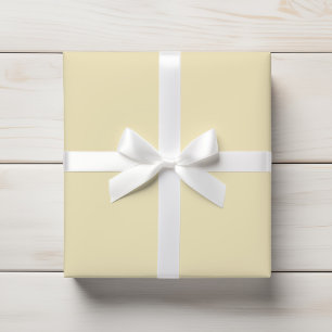 Papier Cadeau Pastel doux Pear Jaune uni