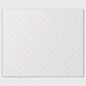 Papier Cadeau Pastel Easter Egg Lattice Wrapping Paper (Plat)