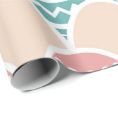 Papier Cadeau Pastel Easter Egg Motif (Coin rond)