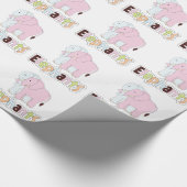 Papier cadeau Pastel Elephants (Coin)