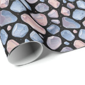 Papier Cadeau Pastel Esoteric Moonstones Purple Magic (Coin rond)