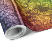 Papier Cadeau Pastel feuille moderne Abstrait #2 (Coin rond)