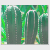 Papier Cadeau Pastel Green cactus plante pastel feuille (Plat)