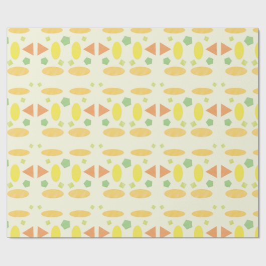 Papier Cadeau Pastel Jouant Design sans couture (Plat)