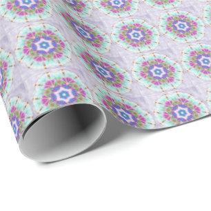 Papier Cadeau Pastel Kaleidoscope