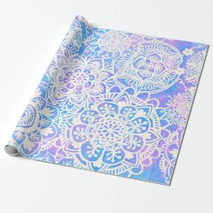 Papier Cadeau Pastel Mandala Motif