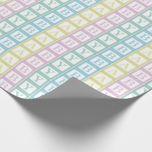 Papier Cadeau Pastel Multicolor Blocs Blocage Papier (Coin)