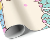 Papier Cadeau Pastel Nutcracker Christmas (Coin rond)