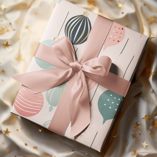 Papier Cadeau Pastel Ornamnet