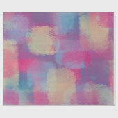 Papier Cadeau Pastel Patchwork Abstrait Dreamy Design (Plat)
