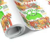 Papier Cadeau Pastel Petals and the Prickly Beast (Coin rond)