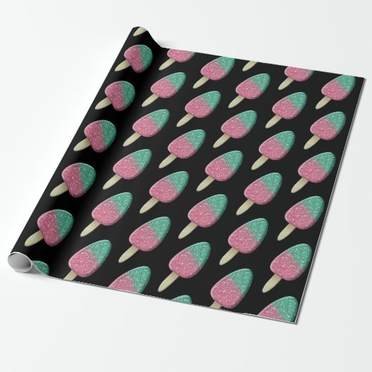 Papier Cadeau pastel pétillant - (Déroulé)