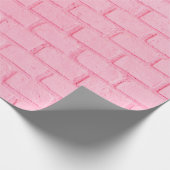 Papier Cadeau Pastel pink brick background wall texture. pink re (Coin)