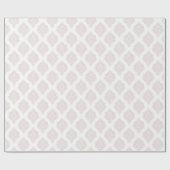 Papier Cadeau Pastel Pink Damask Shabby Floral (Plat)
