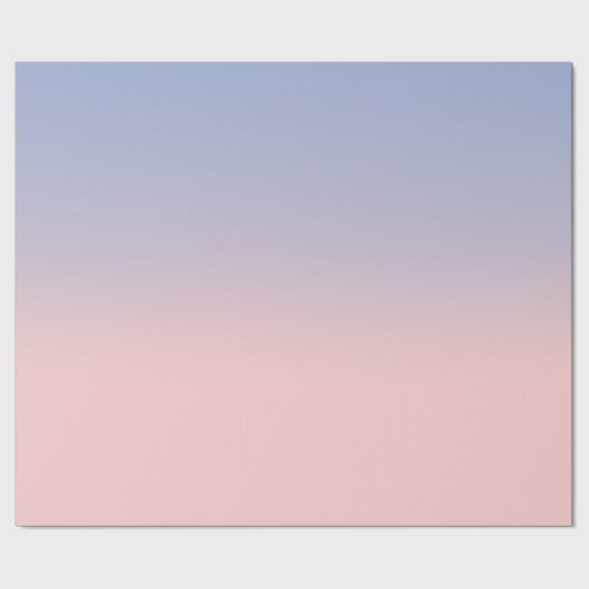 Papier Cadeau Pastel Pink et Sky Blue ombre (Couture)
