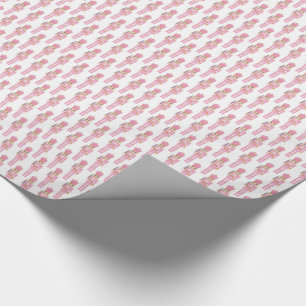 Papier Cadeau Pastel Pink Nutcracker Ballet Noël