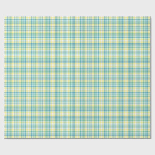 Papier Cadeau Pastel Plaid (Plat)