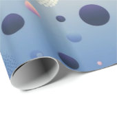 Papier Cadeau Pastel Polka Dreams (Coin rond)