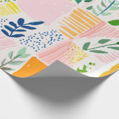 Papier Cadeau Pastel Preppy Patchwork (Coin)